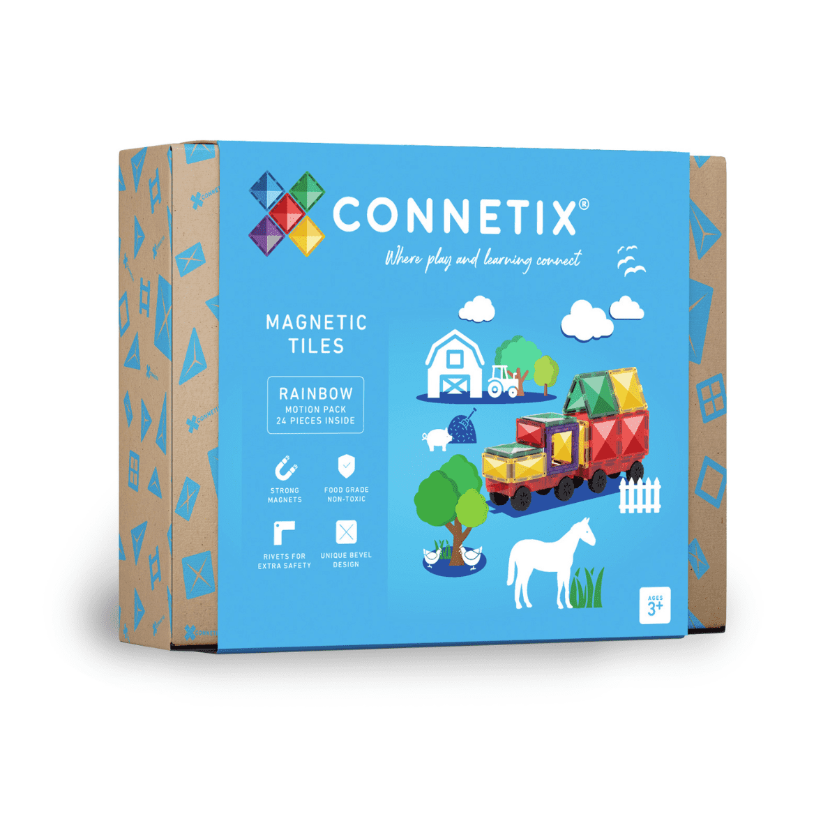 CONNETIX Magnēti- Rainbow Motion Pack komplekts