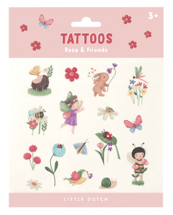 Little Dutch Tetovējumu komplekts "Rosa & Friends"