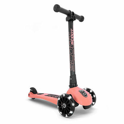 Scoot and Ride Highwaykick 3 LED Peach