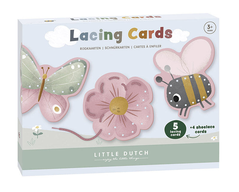 Little Dutch Šņorēšanas spēle Flowers & Butterflies