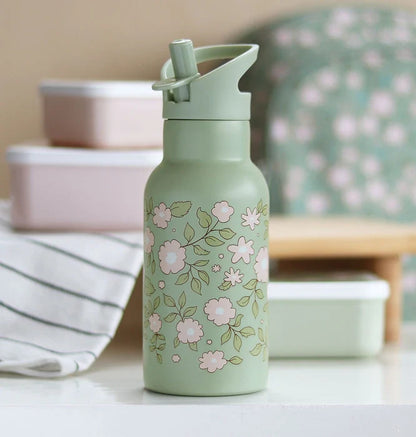 Little lovely company ūdens pudele "Blossoms - sage" 350 ml