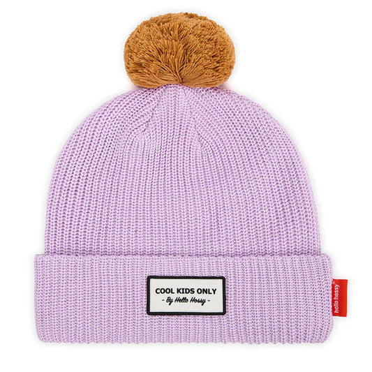 Hello Hossy Bērnu cepure (2 - 5 gadi) Block Beanie Mauve