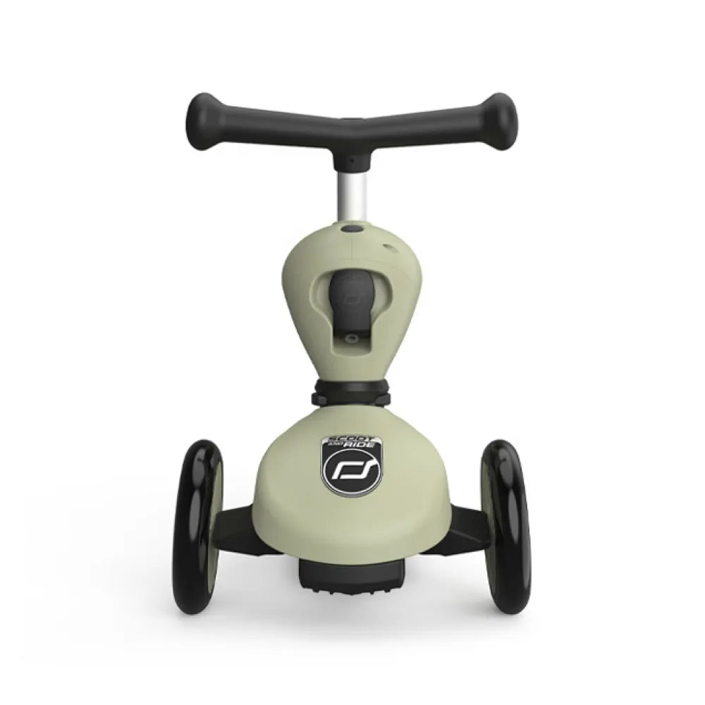 Scoot and Ride Skrejritenis 2 in 1 HighwayKick 1 Olive