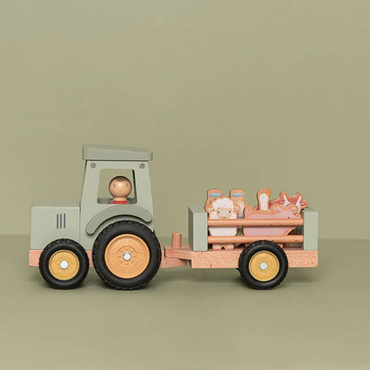 Little Dutch koka traktors ar piekabi